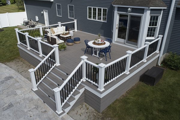 Board expansion and contraction affect deck board spacing between deck boards