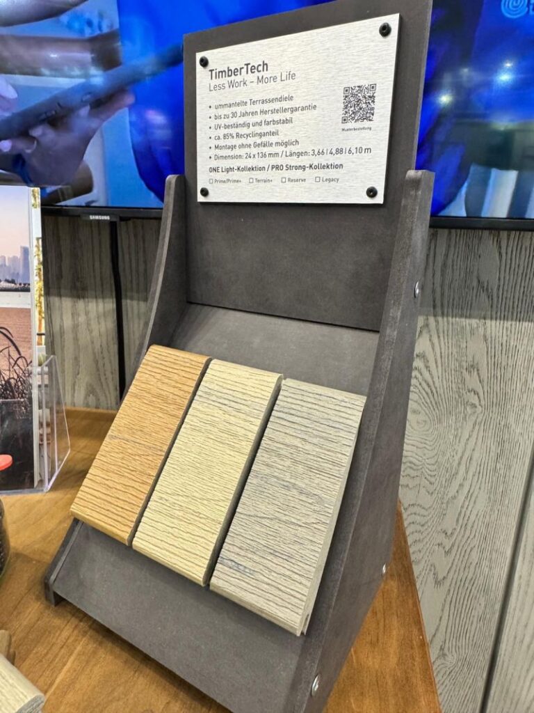 TimberTech decking samples