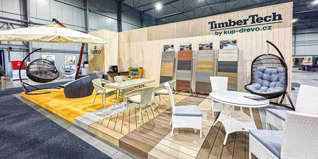 TimberTech®, a premium US brand of composite decking at trade fair FOR WOOD in Prague