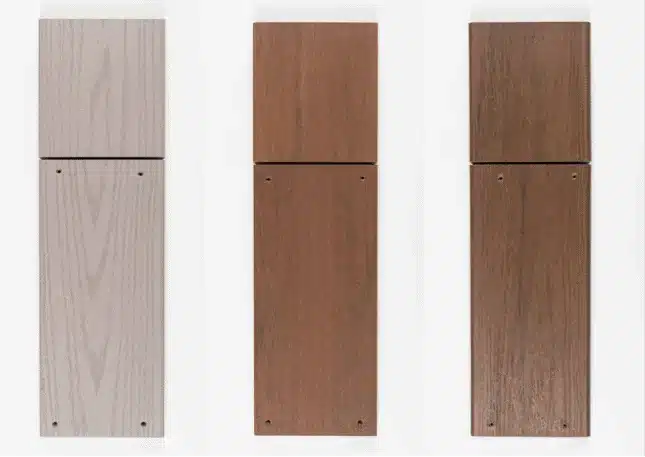 TimberTech Advanced Polymer all weather decking shows no fade after 6 months weathering.