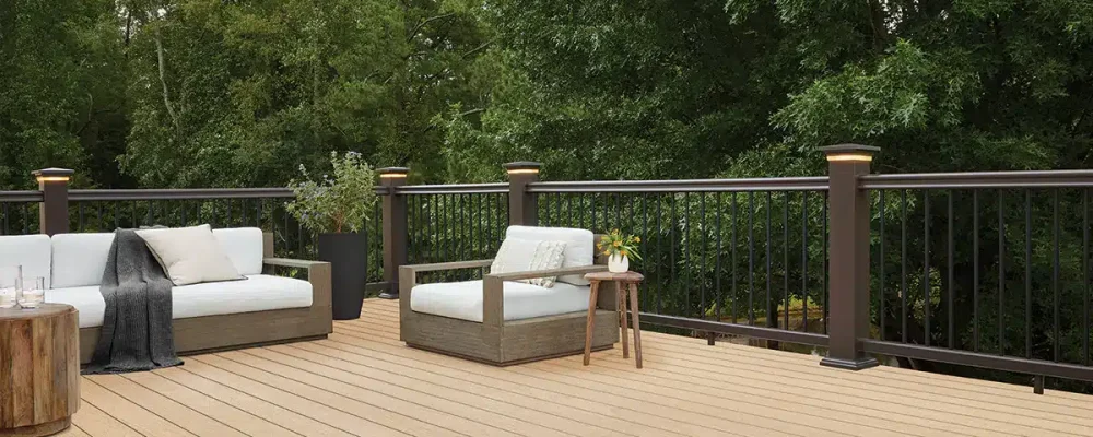 Harvest + Toasted Wheat Timbertech decking