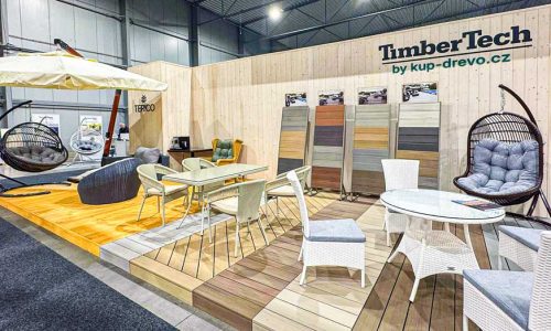 TimberTech®, a premium US brand of composite decking at trade fair FOR WOOD in Prague